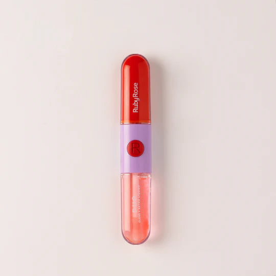 LABIAL DUO LIQUIDO Y GLOSS 4.8G RUBY ROSE