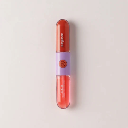 LABIAL DUO LIQUIDO Y GLOSS 4.8G RUBY ROSE