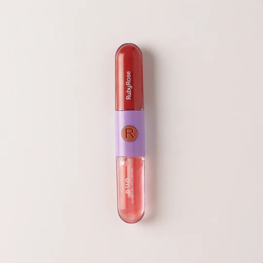 LABIAL DUO LIQUIDO Y GLOSS 4.8G RUBY ROSE