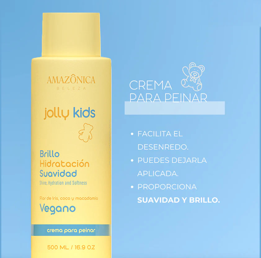 CREMA PARA PEINAR JOLLY KIDS 500ML AMAZONICA