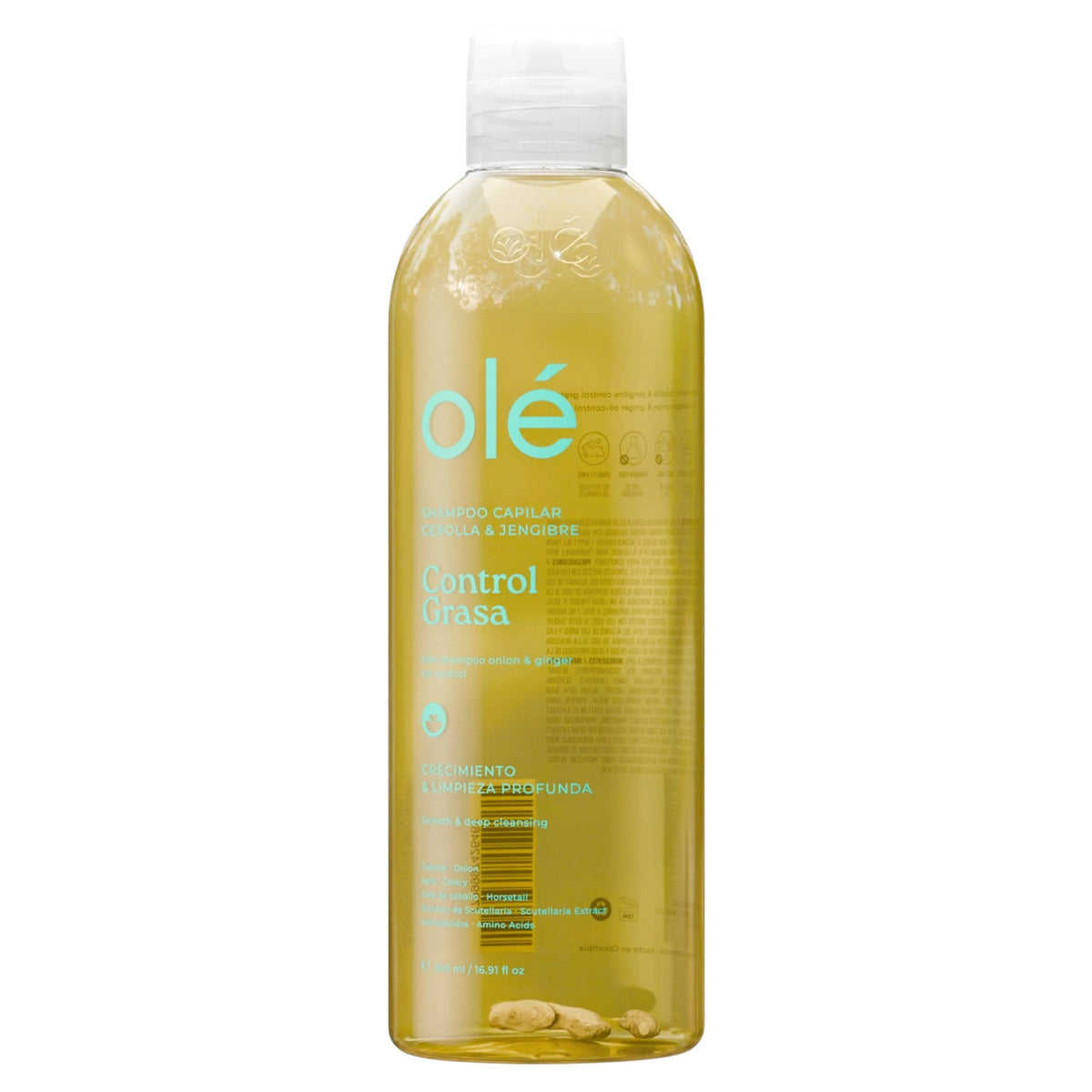 SHAMPOO ANTIGRASA DE CEBOLLA Y JENGIBRE 500ML OLÉ