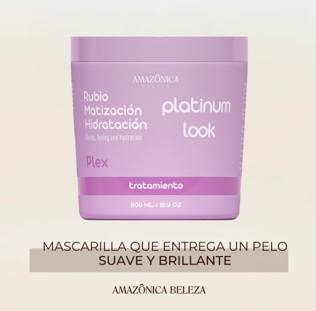 TRATAMIENTO PLATINUM LOOK 500ML AMAZONICA BELEZA