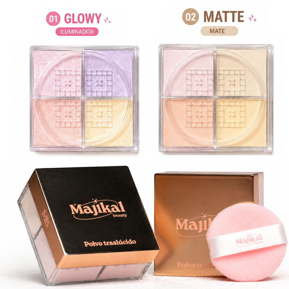 POLVO TRASLUCIDO MINI 6G MAJIKAL