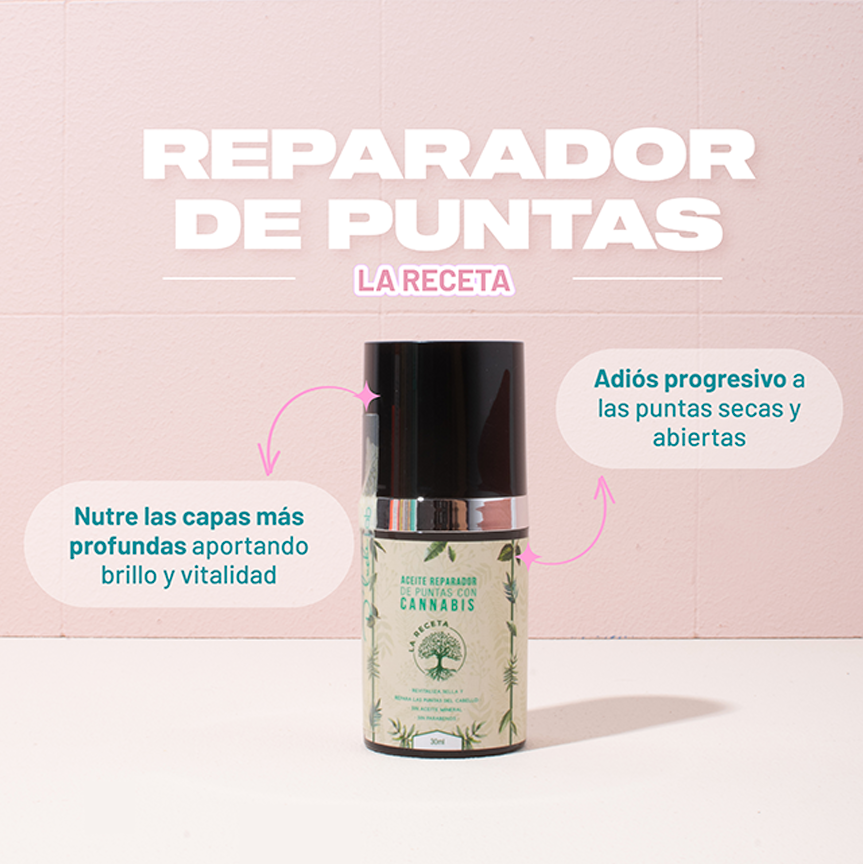 ACEITE REPARADOR DE PUNTAS 30ML LA RECETA