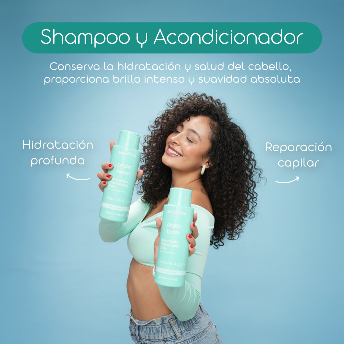 SHAMPOO ARGAN BOOM 500ML AMAZONICA