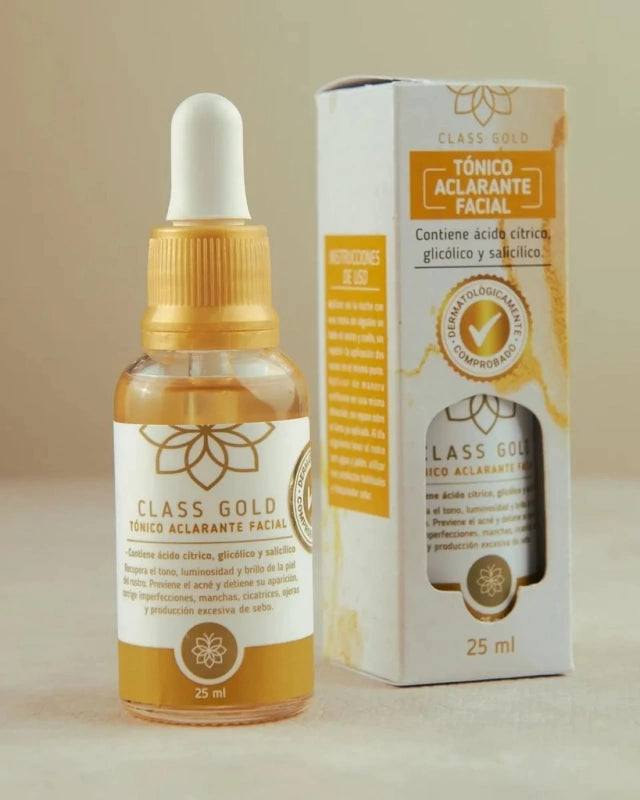 TÓNICO ACLARANTE PREVENCIÓN DE ACNÉ 25ML CLASS GOLD