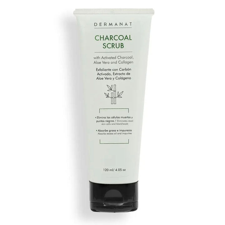 EXFOLIANTE CON CARBON ACTIVADO CHARCOAL SCRUB 120ML DERMANAT