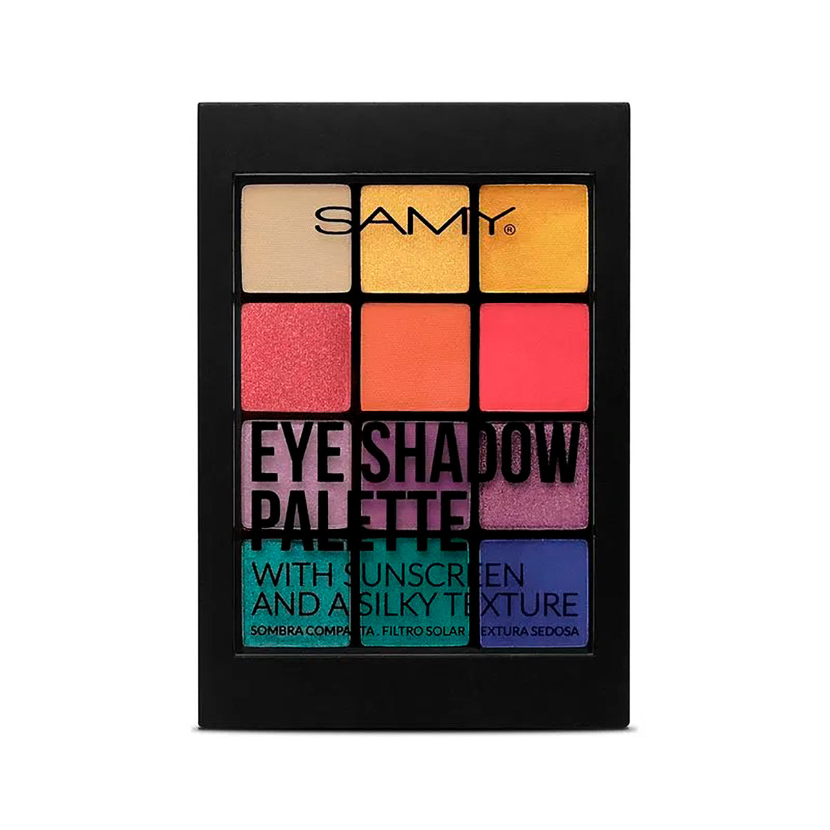 PALETA X 12 SOMBRAS COMPACTAS 9,5GR SAMY