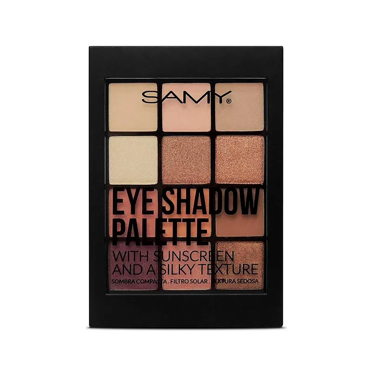 PALETA X 12 SOMBRAS COMPACTAS 9,5GR SAMY