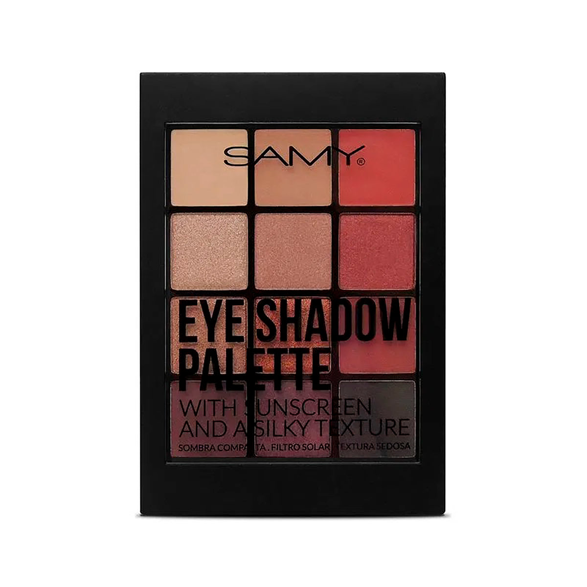 PALETA X 12 SOMBRAS COMPACTAS 9,5GR SAMY