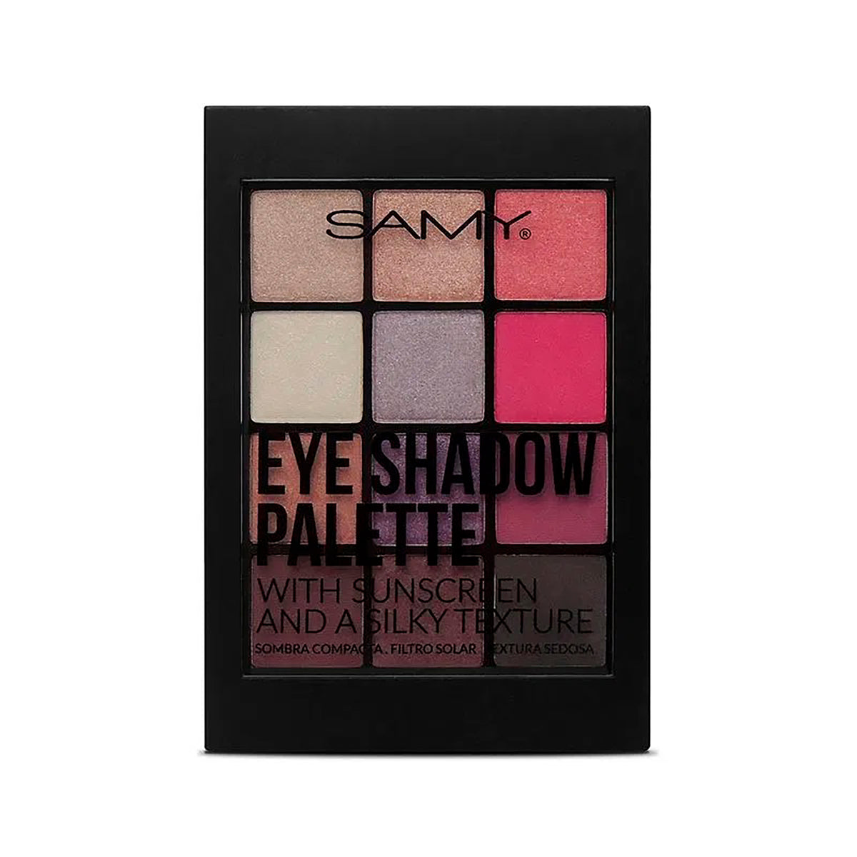 PALETA X 12 SOMBRAS COMPACTAS 9,5GR SAMY