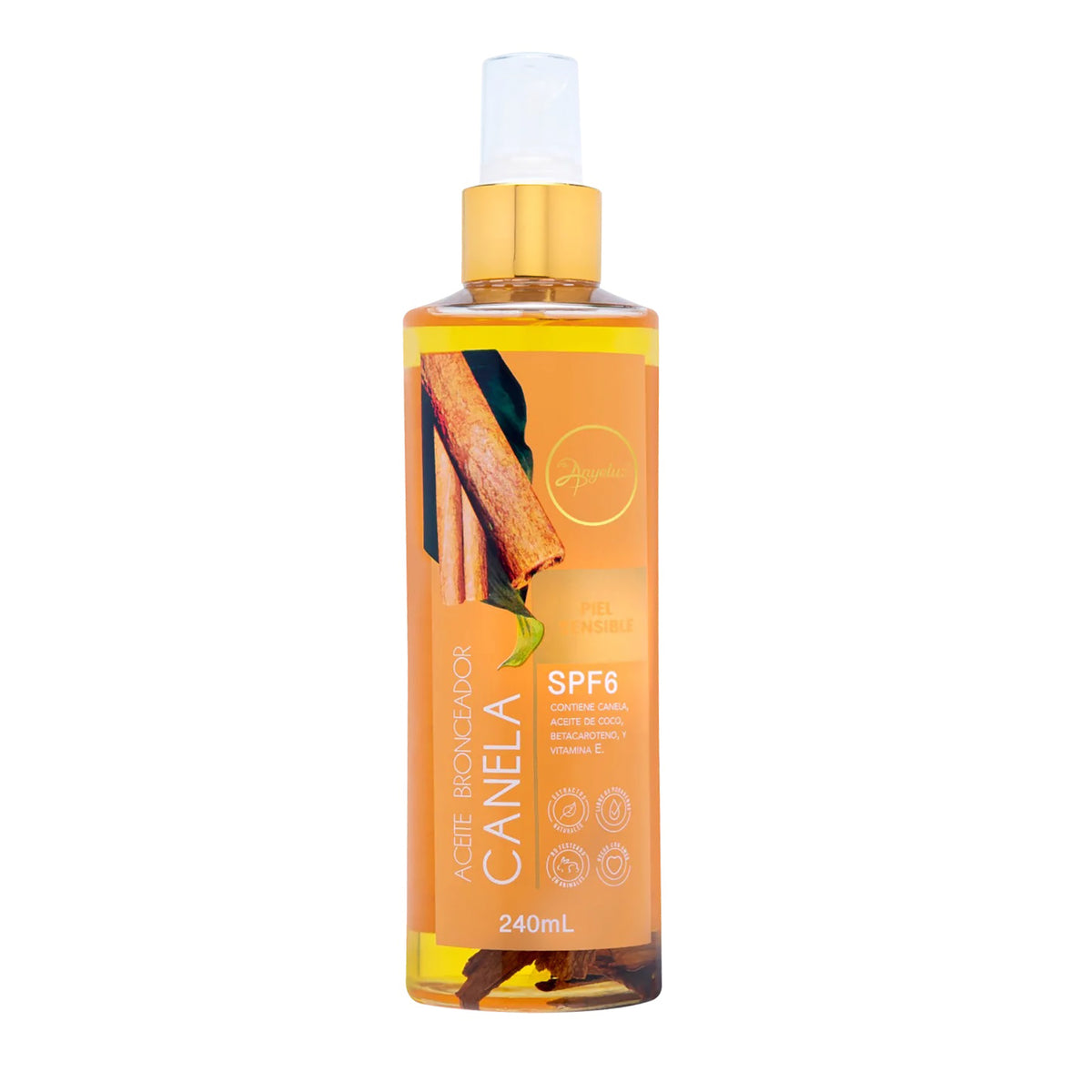 ACEITE BRONCEADOR CANELA X 240 ML ANYELUZ