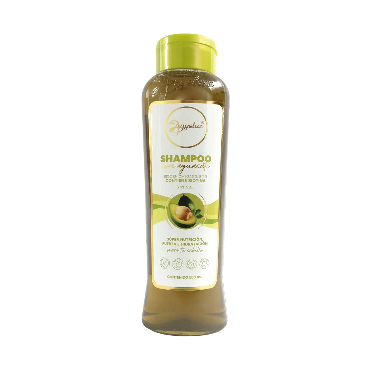 SHAMPOO CON AGUACATE 500ML ANYELUZ