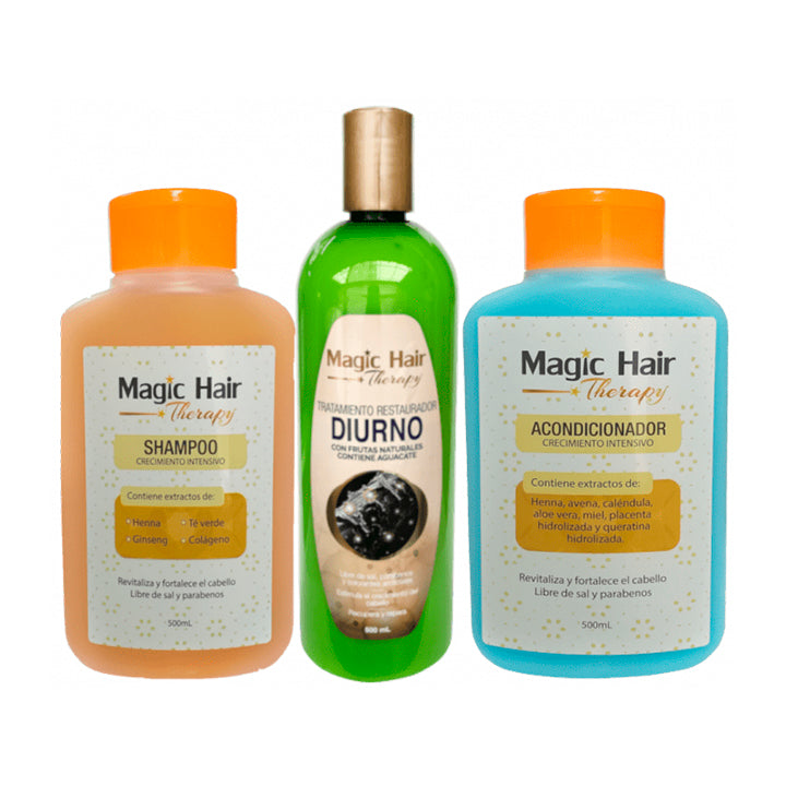 KIT X3 CRECIMIENTO Y NUTRICIÓN DIURNO MAGIC HAIR