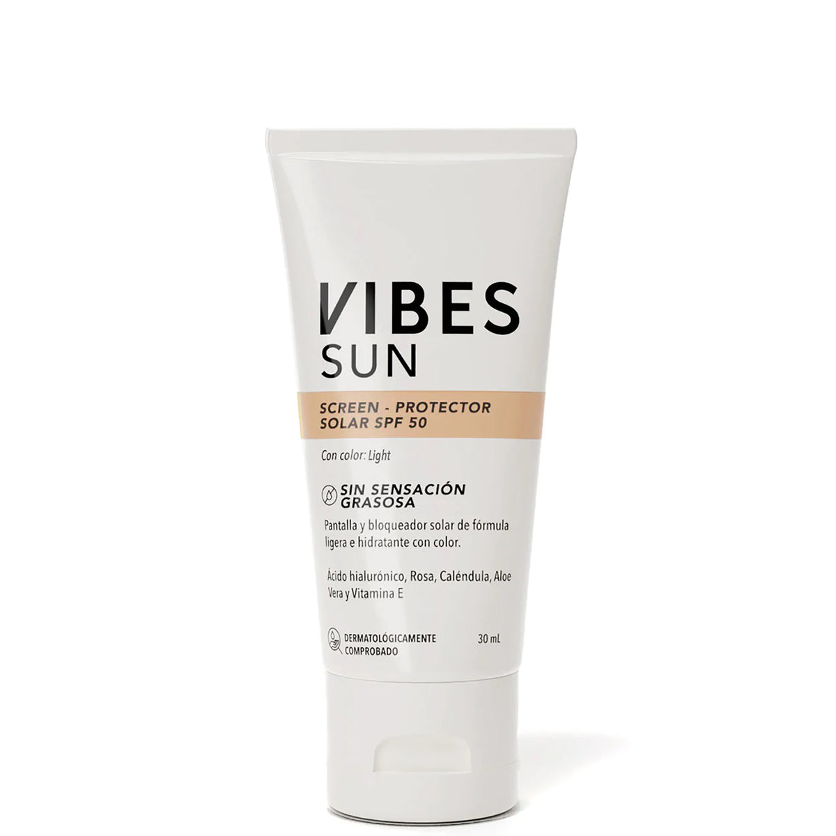 PROTECTOR SOLAR SPF 50 COLOR 30ML VIBES